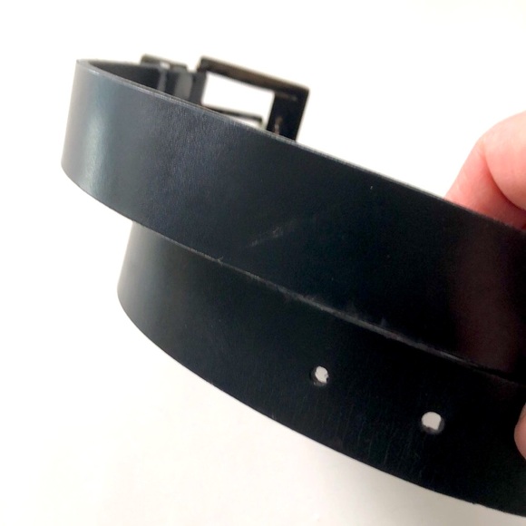 Unlisted by Kenneth Cole Black Belt with Silver Buckle - Picture 13 of 13